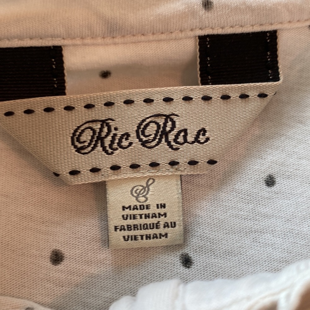 RIC RAC POLKA DOT TOP - Picture 10 of 12